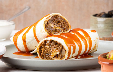 Beef N Bean Burrito