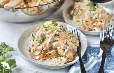 Pollo Ale Crema Pasta