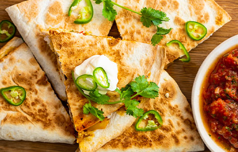 Spicy Chicken Quesadilla